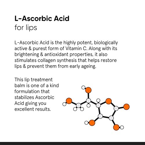 Minimalist 8% L-Ascorbic Acid Lip Treatment Balm with Vitamin E, Radianskin & Glycerine for Pigmented & Dark Lips | 12 gm : Beauty & Personal Care - Image 3