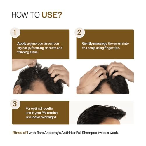 Bare Anatomy Advanced Hair Growth Serum| 3% Redensyl - 2x Better Results than Minoxidil | + 4% Anagain + 3% Baicapil | Rosemary, Biotin | Hair growth & Hair fall control serum for Women & Men | 30mL : Beauty & Personal Care - Image 8